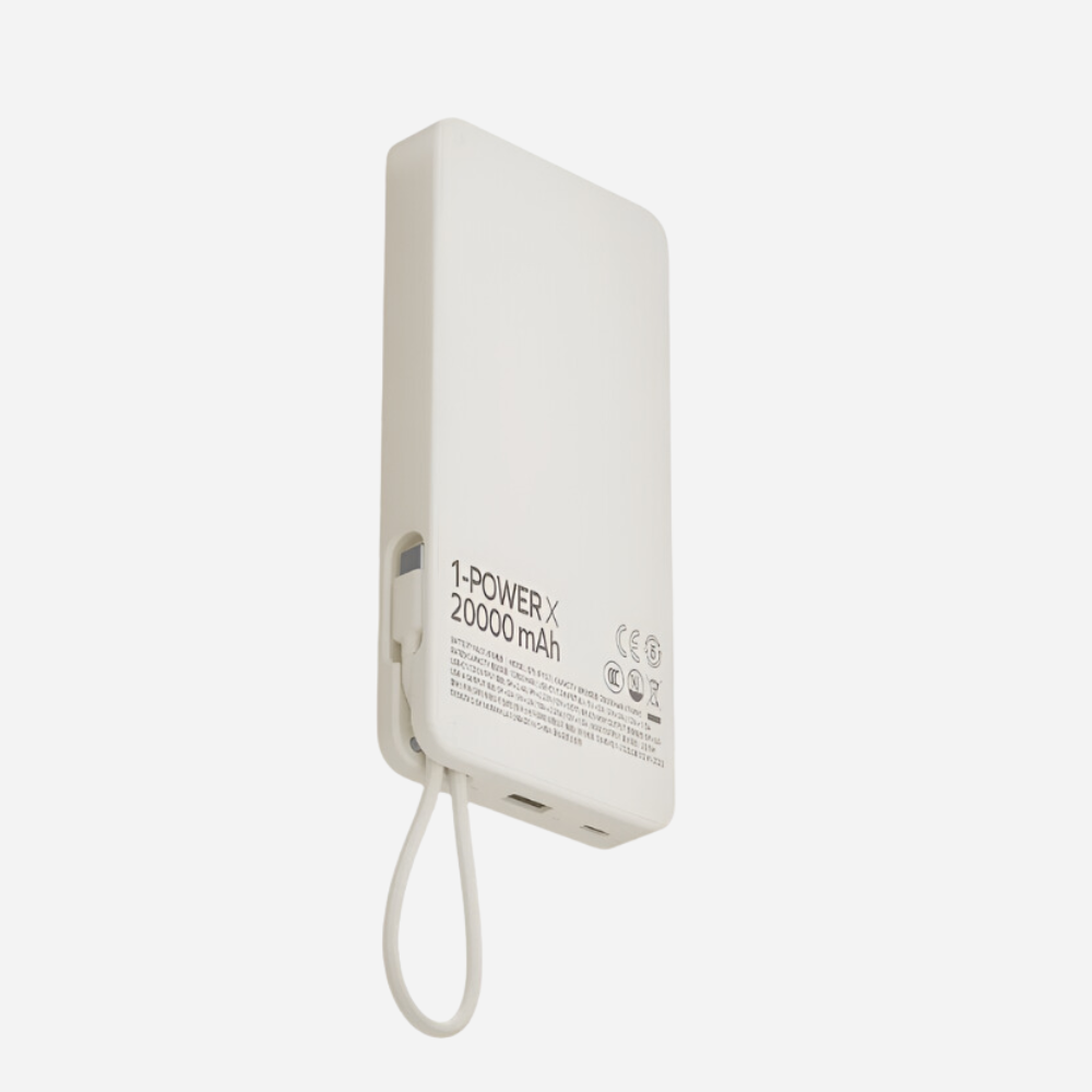 1-Power X Powerbank 20000mAh with USB-C Cable