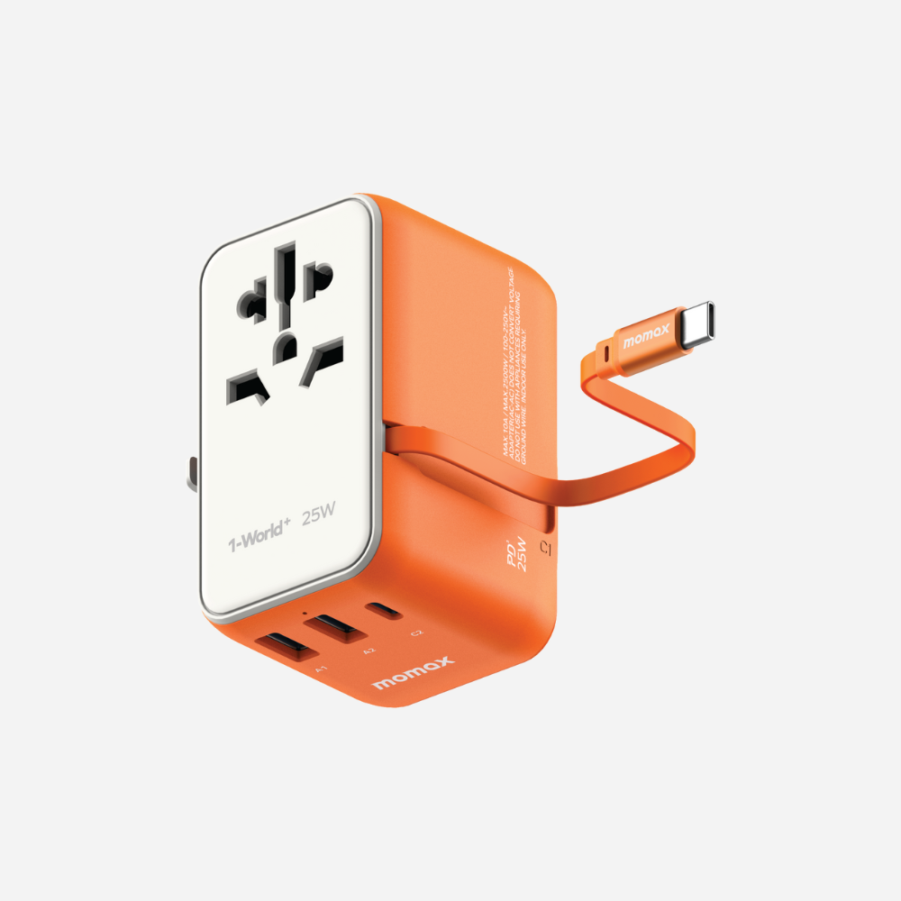 1-World 3-Port Wall Chargers 25W