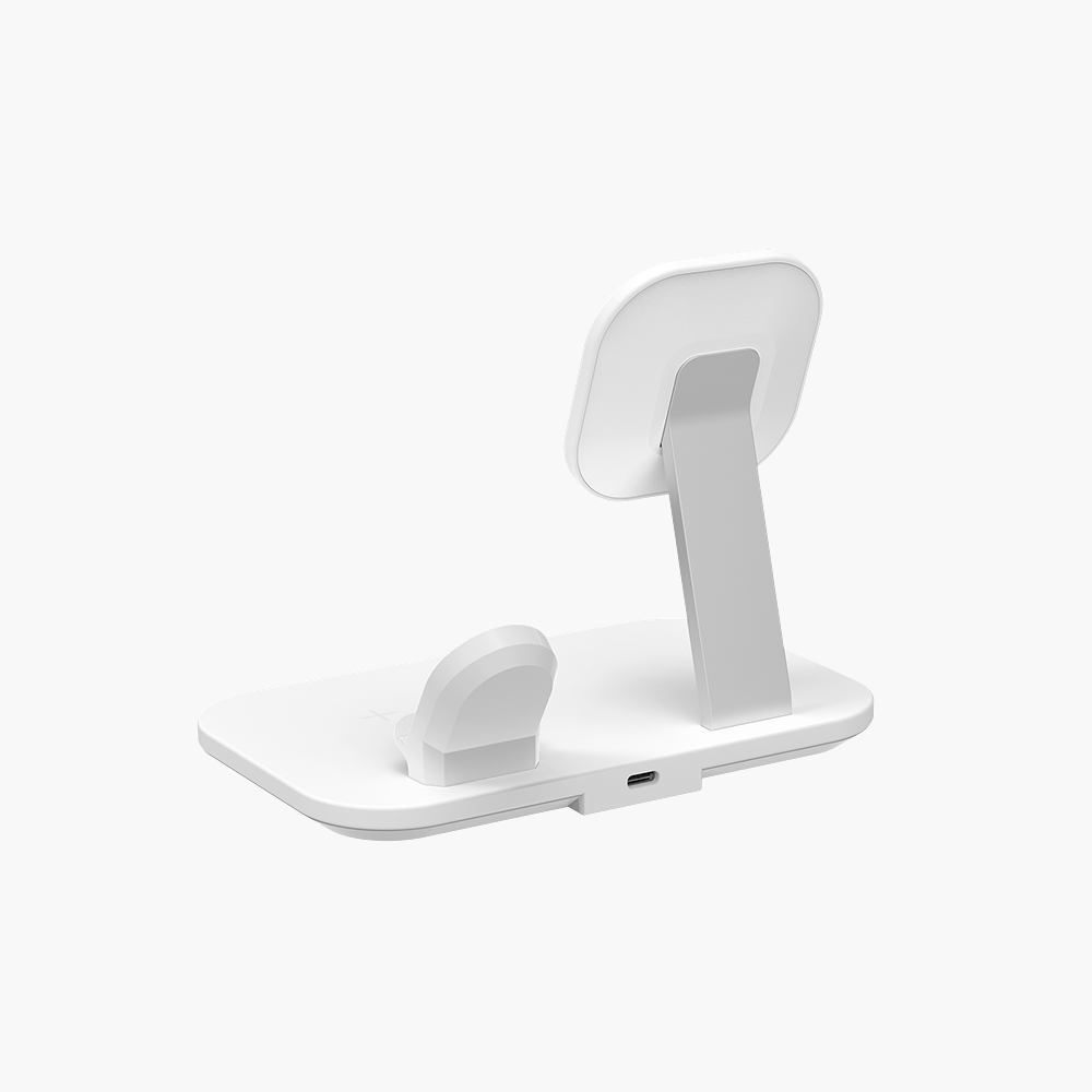 3-in-1 MagSafe Wireless Charging Stand - White