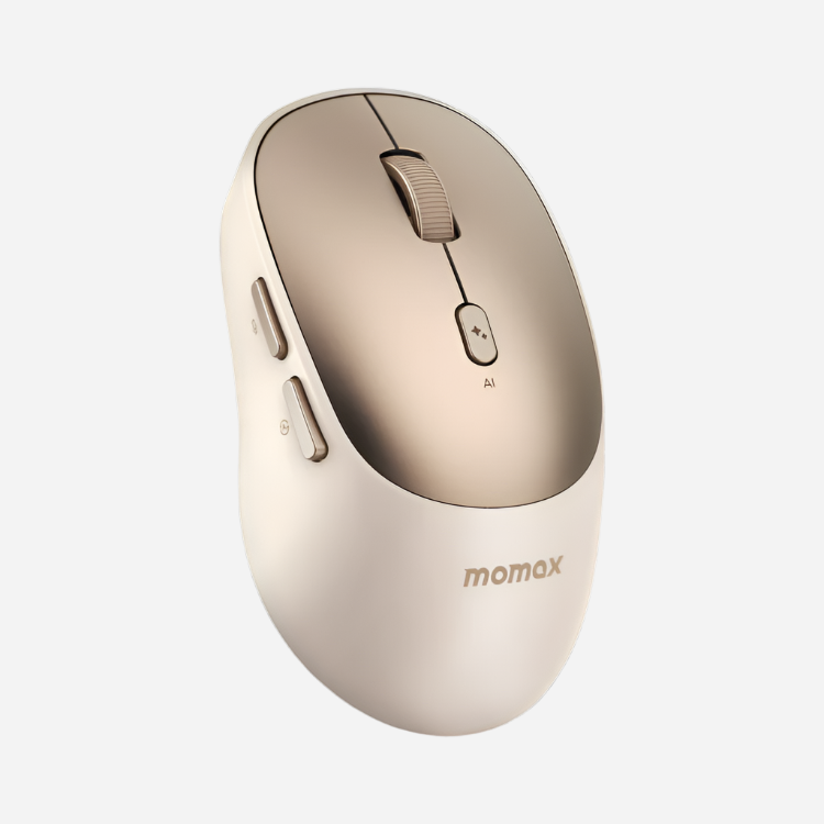 1-Folio AI-Powered Rechargeable Wireless Mouse - Desert Titanium