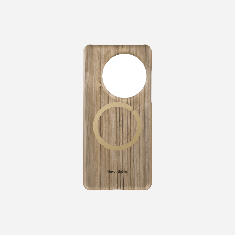 Wood Grain Magnetic Half-Case for OnePlus 13