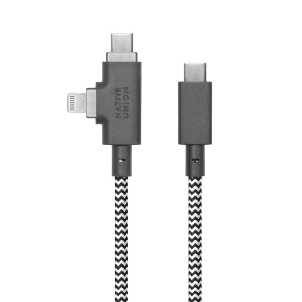 Belt Cable Duo Pro 240W USB-C to USB-C & Lightning